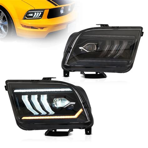 05-09 Ford Mustang 5th Gen (S-197 I) Pre-Facelift Vland LED Dual Beam – VLAND™ Professional ...