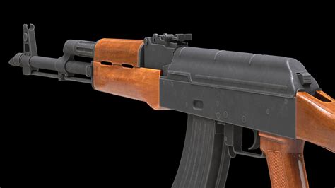 3D model AKM Low Poly - TurboSquid 1789814