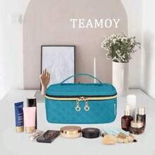 Teamoy Travel Makeup Brush Case Professional Cosmetic Artist Organizer ...