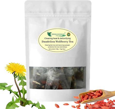 Amazon.com : Dandelion Wolfberry Tea - Supports Kidneys & Liver Health with a Natural Blend of ...