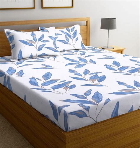 BSB HOME 100% Microfiber Flat Double Bedsheets with 2 Pillow Covers ...
