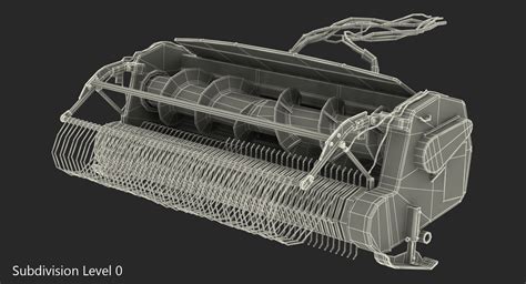 3D Combine Harvester Draper Header | 3D Molier International