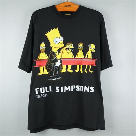 Vintage 1998 Full Simpsons t shirt | Grailed
