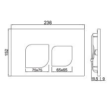 JAQUAR CONTROL FLUSH PLATE ALIVE - 852415 : Amazon.in: Home & Kitchen