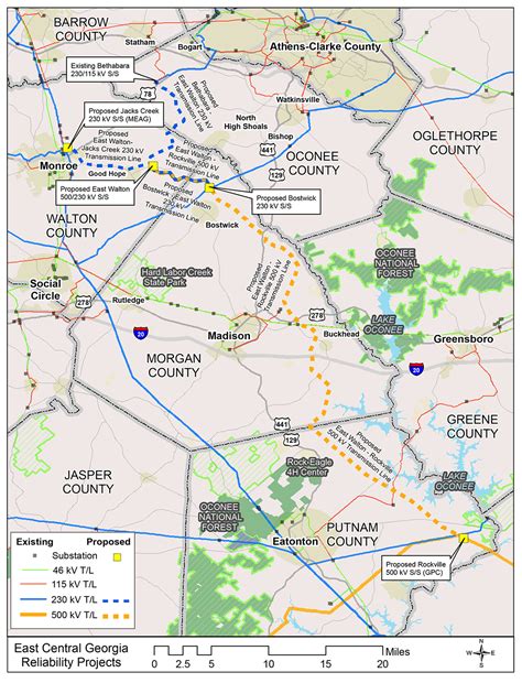 East Central Reliability Projects – Georgia Transmission