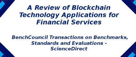 Blockchain Technology Applications for Financial Services | S-Logix