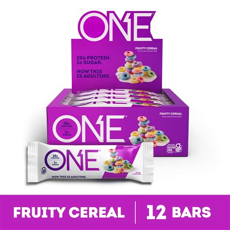 ONE Protein Bar, Fruity Cereal, 20g Protein, 12 Nepal | Ubuy