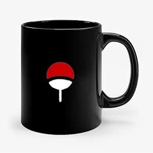 Buy CRAFT MANIACS Anime Itachi UCHICHA Clan Symbol Printed Black 330 ML ...