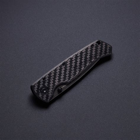Carbon Fiber Pocket Knife // Steel Blade - Simply Carbon Fiber - Touch of Modern