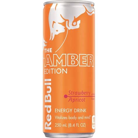 Red Bull Amber Edition Strawberry Apricot Energy Drink 4 pk Cans - Shop ...