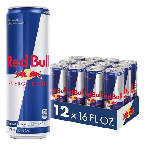 Buy Red Bull Energy Drink, 16 Fl Oz Cans, 12 Pack Online at desertcartINDIA