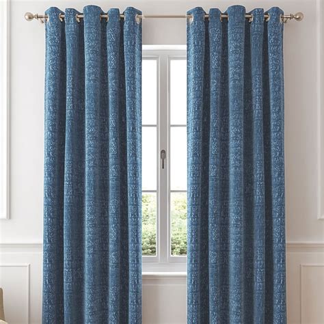 Buy GM Kelly Set of 2 Jacquard Light-Filtering Door Curtains - 6.9ft ...