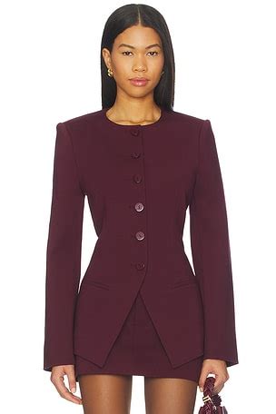 Women's Burgundy Blazers | REVOLVE