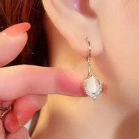 Vintage Crystal Moonstone Drop Earrings – UtilityMall
