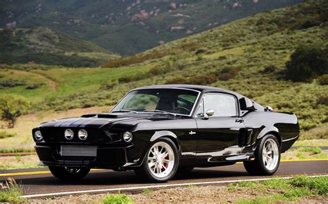vehicles, Cars, Ford, Mustang, Roads, Muscle, Hot, Rod, Tuning, Black Wallpapers HD / Desktop ...