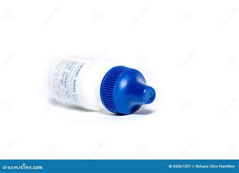 Glaucoma Eye Drops, Blue Bottle Stock Image - Image of drops ...