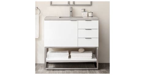 Miseno MV-GW-PG-388V36 Brenlyn 36" Free Standing / Wall Mounted Single ...