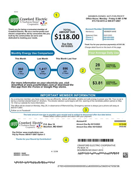 Understanding your bill | Crawford Electric Cooperative
