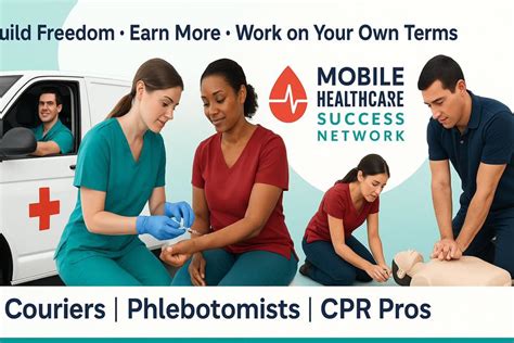 Mobile Healthcare Success Network - Couriers | Phlebotomists | CPR Pros ...