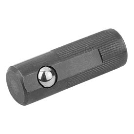 Lateral Spring Plungers - Mild Steel, Black Oxidized, Form C, K0374 ...