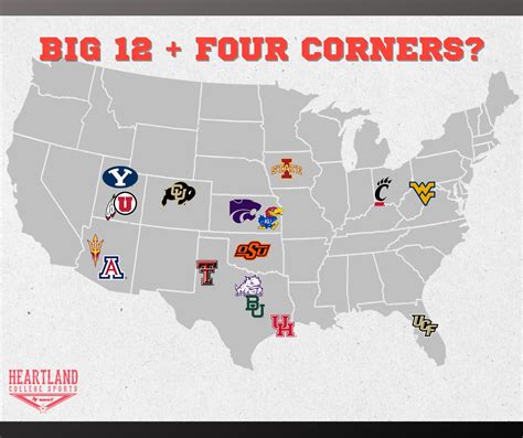 Big 12 Conference Map