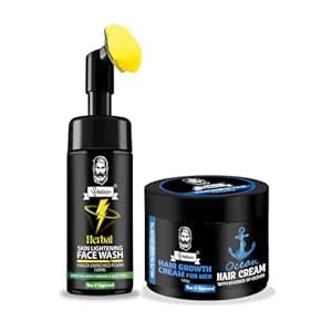 Welkin Ocean Hair Growth Hair Cream & Herbal Skin Lightening Foam ...