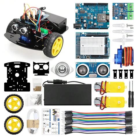 TSCINBUNY Kit de Robô Inteligente para Programação com Arduino, Kit de ...