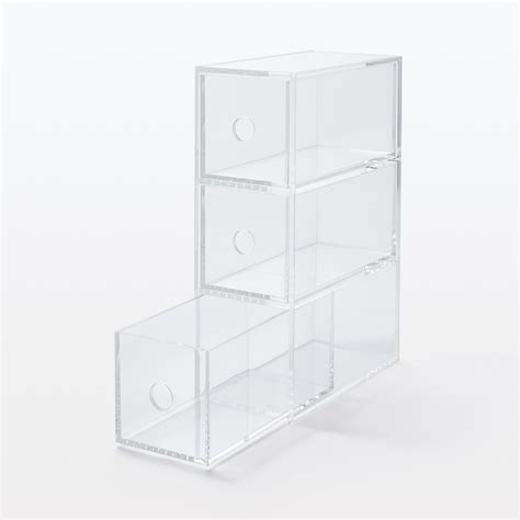 ACRYLIC 3 DRAWER UNIT