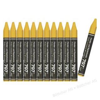 Signierkreide Gelb Lyra Profi 797, 12 Stück, 8,32