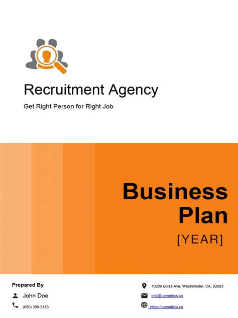 Recruitment Agency Business Plan Template 的图像结果