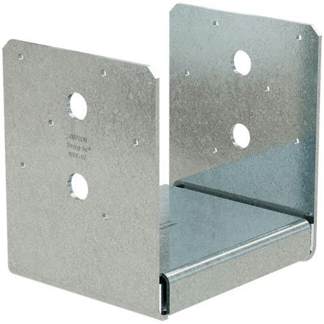Simpson Strong-Tie ABU ZMAX Galvanized Adjustable Standoff Post Base ...