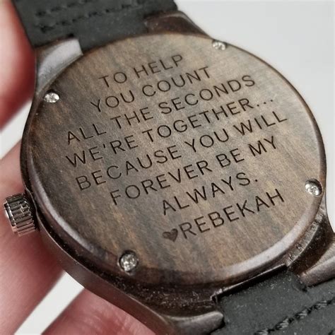 Custom Engraved Wooden Watch, TBC10027 | Watches wedding gift ...