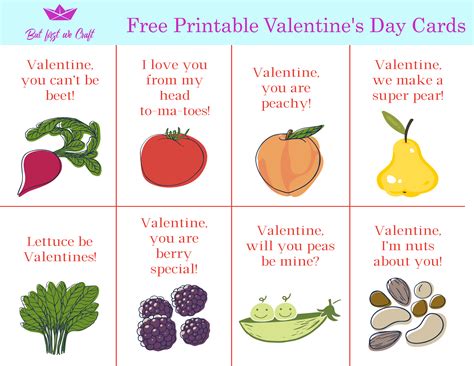 Free Printable Valentine S Day Cards For Kids To Make With Their ...