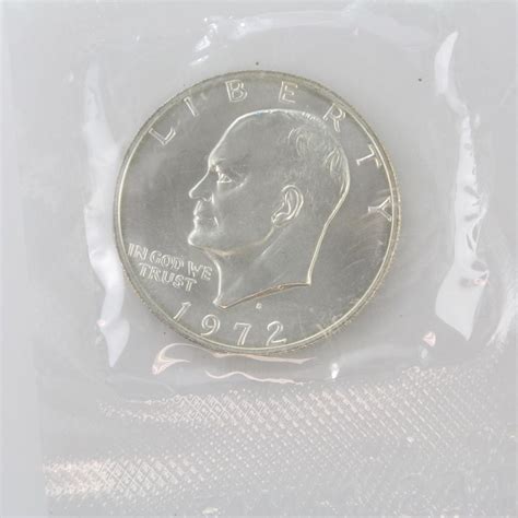 1972 Eisenhower Uncirculated Silver Dollar | Property Room