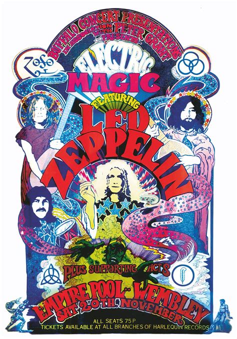 Led Zeppelin at Wembley, Poster (1971) : r/ledzeppelin