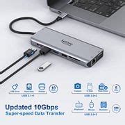 Buy Laptop USB C Docking Station Dual Monitor USB 3.0 C Hub Adapter ...