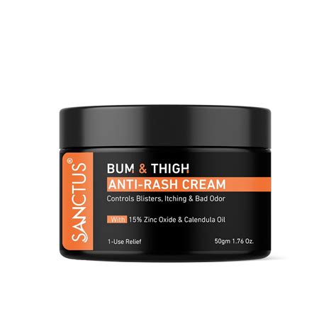 Buy Bum & Thigh Anti-Rash Cream- 15% Zinc Oxide|under arm rash|anti ...