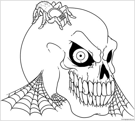 30+ Scary Halloween Coloring Pages - Free Printable PDF & Online Coloring