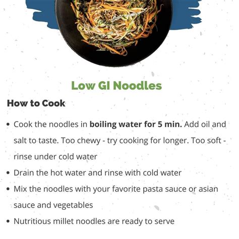 Low GI Noodles, No Maida, Non-Fried, Diabetic Friendly – Sugar Watchers ...