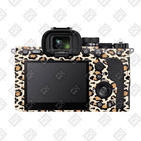 Sandy Leopard Spots Sony A7RV Camera Skins