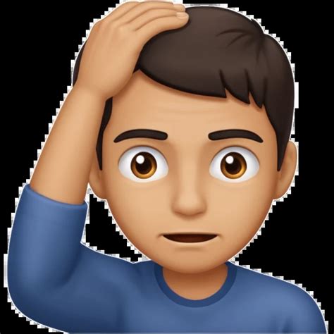 These eyes 👀, with the mouth of this emoji 😬, with a hand scratching ...