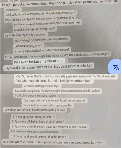 What Are Bayu Riri And Santi Discussing
