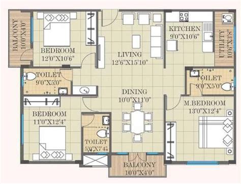 Neev Stone Oaks Floor Plans - Hosa Road, Bangalore