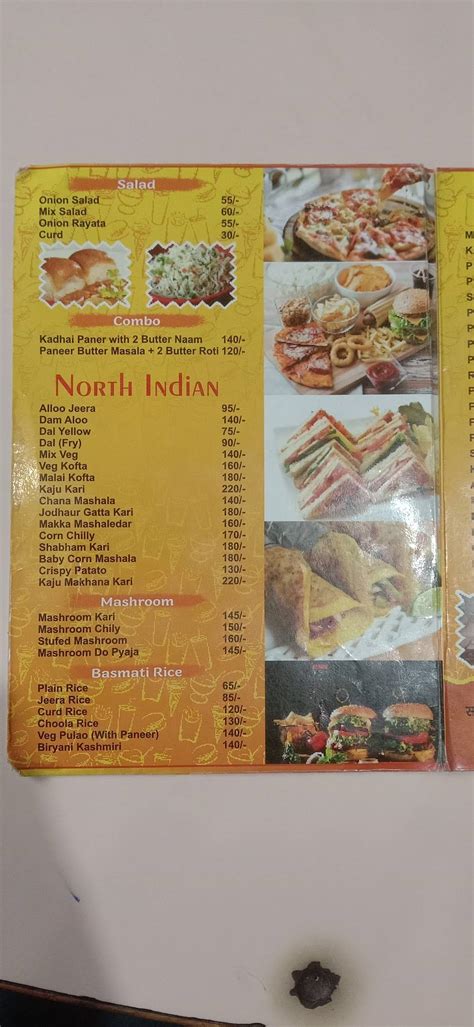 Menu at Tit Bit Cafe At Home, Varanasi