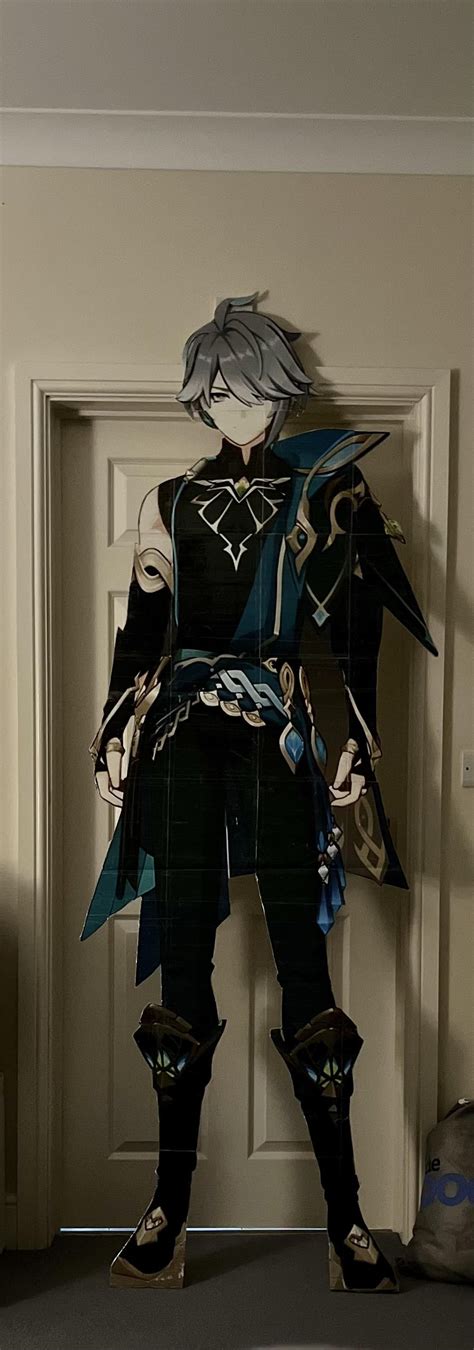 I present Alhaithem, an 8-foot tall cardboard cutout that I just ...