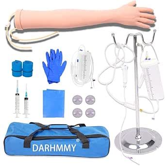 DARHMMY IV Practice Arm Infusion Model, Venipuncture Training Model ...