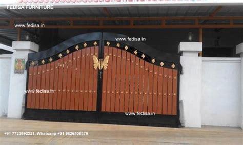 Front Gate Design Steel Single Door Gate Design Channel Gate Colour ...