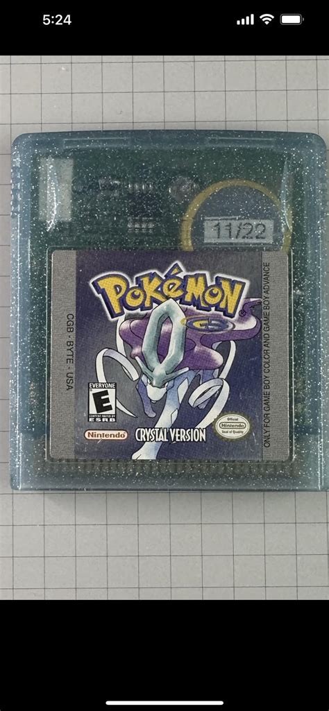 Pokémon Crystal GBC : r/gameverifying
