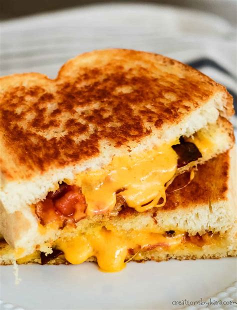 Bacon Grilled Cheese Sandwich - Creations by Kara