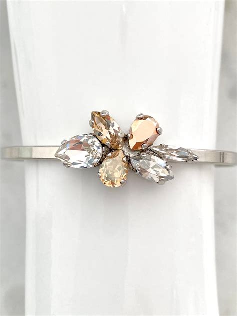 Delos Thin Cuff (S) (nudes) — Stones Of Atlantis